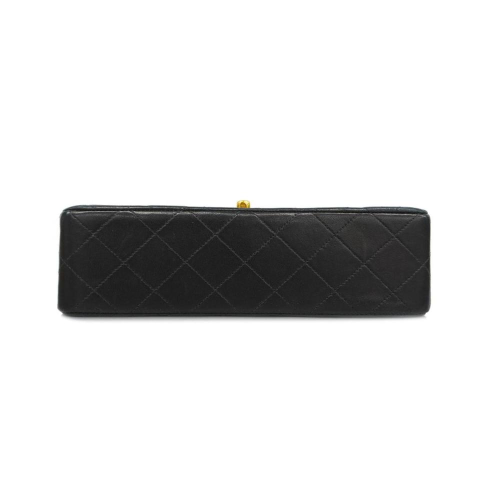 Chanel Shoulder Bag Matelasse W Flap Chain Lambskin Black Gold Hardware Women's - Picture 3 of 13